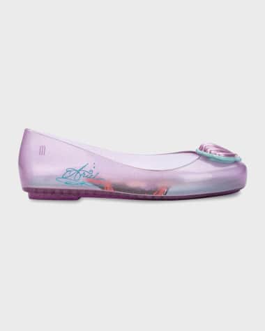 Mini Melissa Girl's Sweet Love x Disney Princess Ballerina Flats, Baby/Toddler/Kids Prince