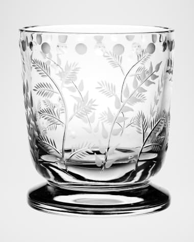 William Yeoward Crystal Fern Footed Vase