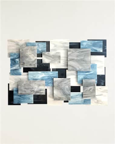 Karo Studios Glass and Metal Wall Sculpture