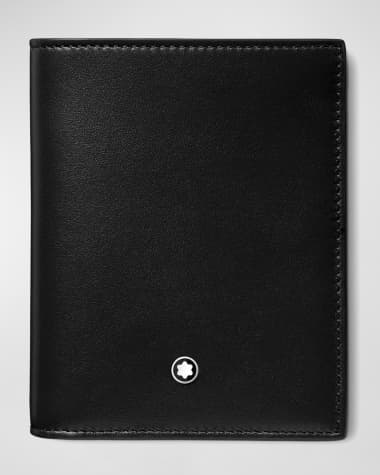 Montblanc Men's Meisterstück Leather Compact Bifold Wallet