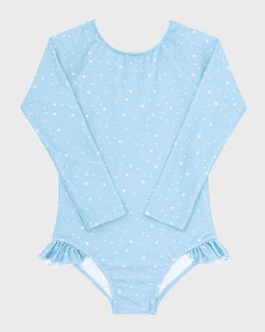 minnow Girl's Rashguard One-Piece, Size 1-12