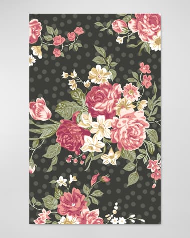 MacKenzie-Childs Kew Gardens Rug, 2'3" x 3'