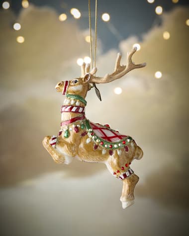 Jay Strongwater Donner Christmas Ornament