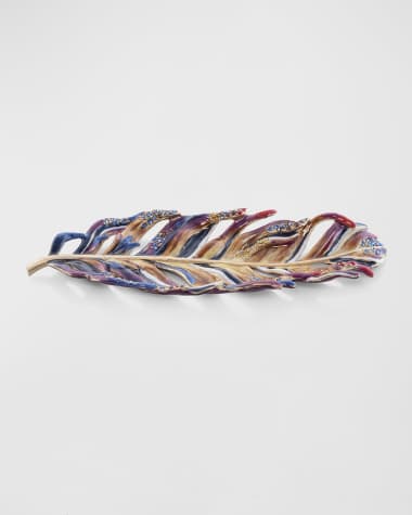 Jay Strongwater Feather Tray