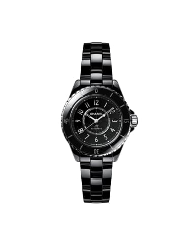 CHANEL J12 CALIBER 12.2 EDITION BLACK WATCH, 33MM