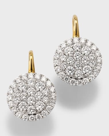 Frederic Sage Large Round Firenze II Diamond Cluster Earrings