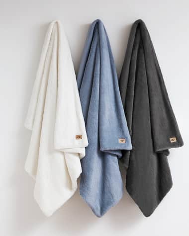 Ugg Classic Luxe Bath Towels In Chambray