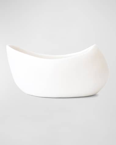 Amen Candles Luz Eucalyptus Scented Candle in White Clay