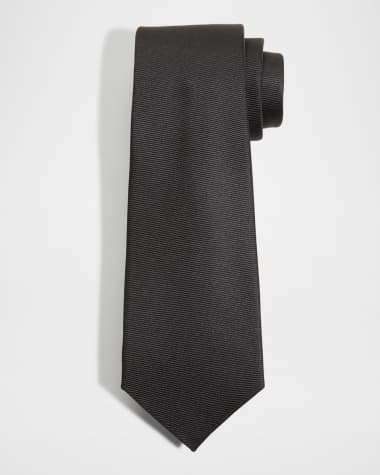 Kiton Men's Solid Silk Tie