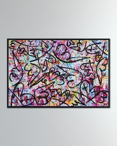 The Oliver Gal Artist Co. "Graffiti Abstract" Giclee on Canvas by Tiago Magro