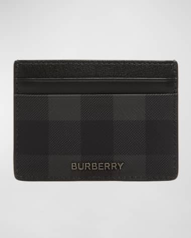 Burberry Men's Sandon Check Logo Card Case