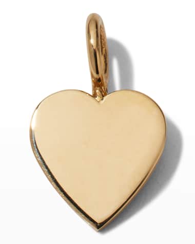 Sarah Chloe Lily Melange 14K Gold Small Heart Charm