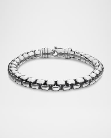 David Yurman Men's Box Chain Bracelet in Silver, 7mm