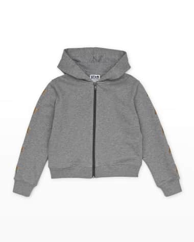 Golden Goose Girl's Star Zip Up Hoodie, Size 4-10