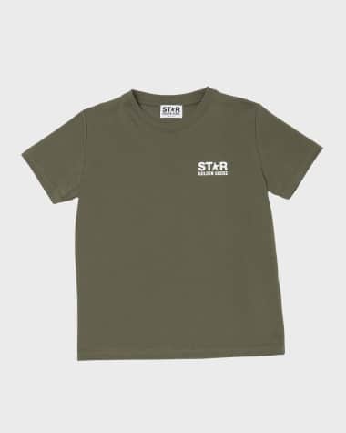 Golden Goose Boy's Star Logo T-Shirt, Size 4-10