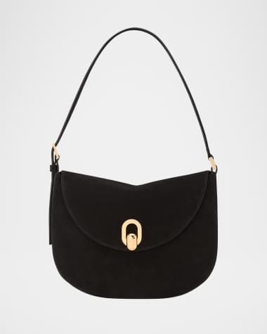 Savette The Tondo Suede Hobo Bag