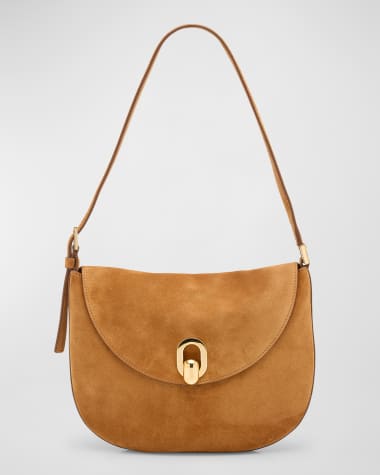 Savette The Tondo Suede Hobo Bag