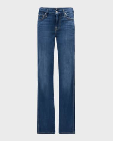 High Rise Bootcut w/Pinched Seam Detail Jeans - Abigail's