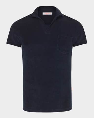Orlebar Brown Men's Cotton Terry Polo Shirt
