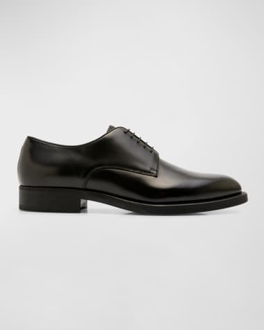 Giorgio Armani Men's Formal Leather Derby Shoes