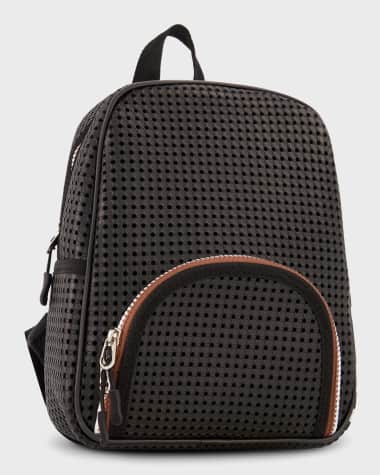 Light+Nine Kid's Little Miss Checkered Black Backpack