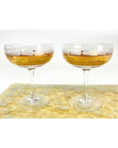 Michael Wainwright Truro Gold Coupe Stem, Set of 2