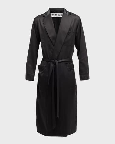 CDLP Men's Home Robe w/ Satin Piping