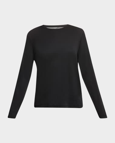 Majestic Filatures Lyocell Cotton Crewneck Tee