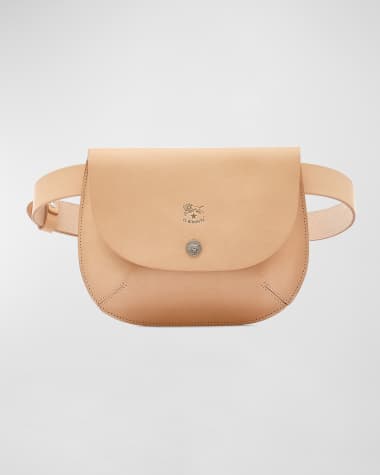 Il Bisonte Vachetta Leather Belt Bag