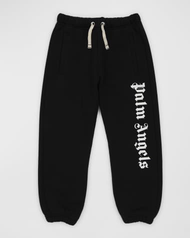 Palm Angels Boy's Classic Logo-Print Sweatpants, Size 4-10