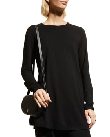 Eileen Fisher Petite Side-Slit Jersey Tunic