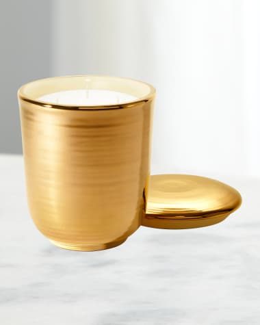 AERIN Gold Savoy Candle, Monserrate Rose
