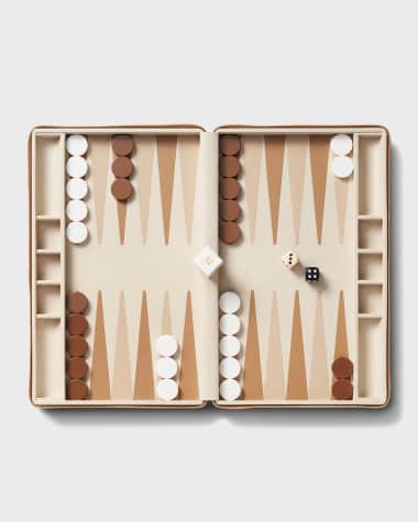 AERIN Enzo Travel Backgammon Set