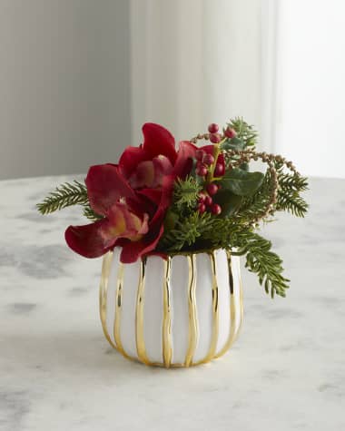 T&C Floral Company Pave Christmas Orchids