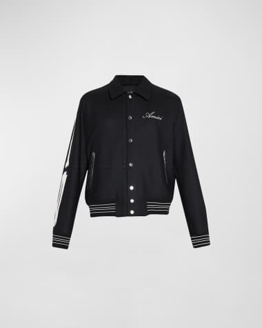 Amiri Men's Bones Varsity Jacket