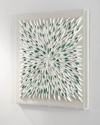 Neiman Marcus Clay Art In Acrylic Box