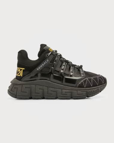 Versace Kid's Trigreca Tonal Fashion Trainer Sneakers, Toddlers