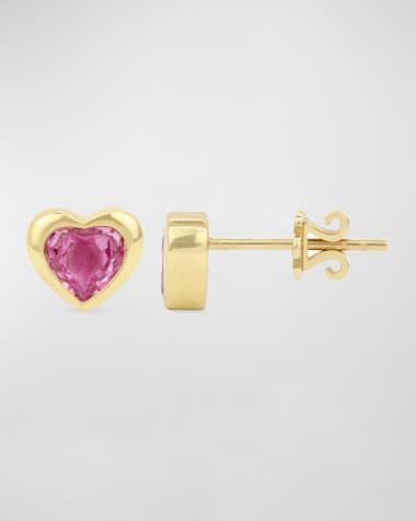 Stevie Wren Chubby Heart Stud Earring, Single