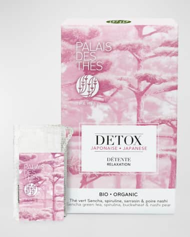 Palais des Thes Japanese Detox For Relaxation Tea Bag Box, 20 Count