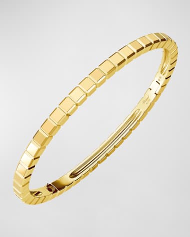 Chopard Ice Cube 18K Yellow Gold Bracelet, Size Medium