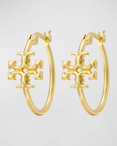 Tory Burch Eleanor Small Hoop Earrings