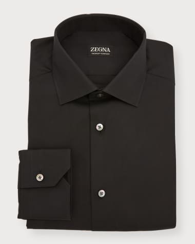 Designer black best sale dress shirt
