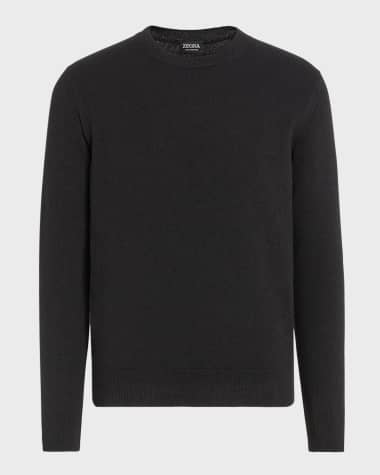 ZEGNA Men's Cashmere Crewneck Sweater