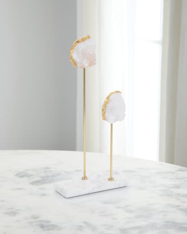 John-Richard Collection White Quartz Sculpture - 15"