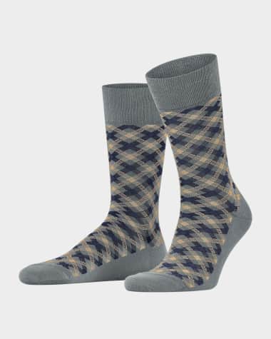 Falke Men's Smart Check Crew Socks