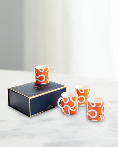 Jonathan Adler Eden Mugs, Set of 4