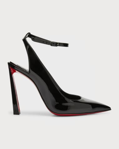 Luxury Brands Women Red Bottom Heels Black