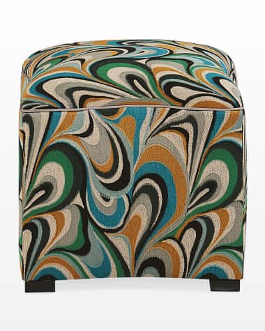 John-Richard Collection Curved Ottoman