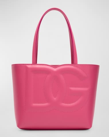 Dolce&Gabbana DG Logo Leather Tote Bag