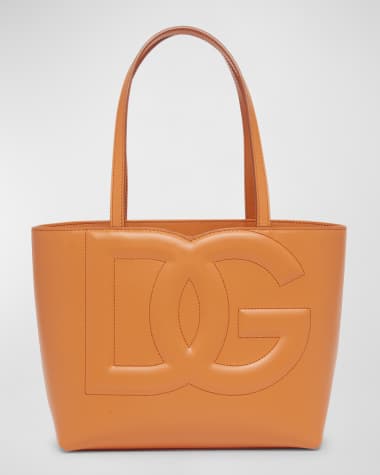 Dolce&Gabbana DG Logo Leather Tote Bag